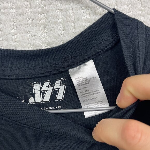 Kiss Rock Band T-Shirt Women’s Sz M Black Graphic Tee Concert Tour Short Sleeve - Picture 9 of 14